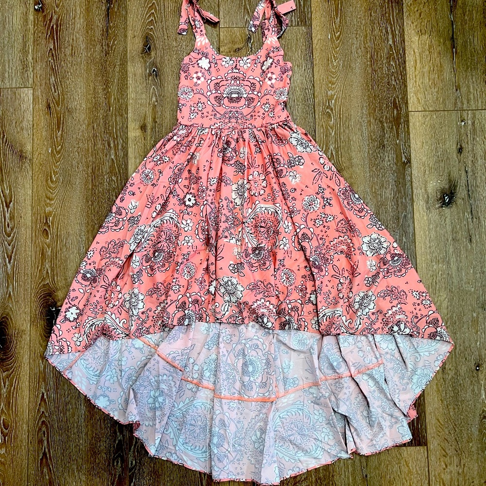 NWT Mia Joy Joyfolie Quinn Dress in coral